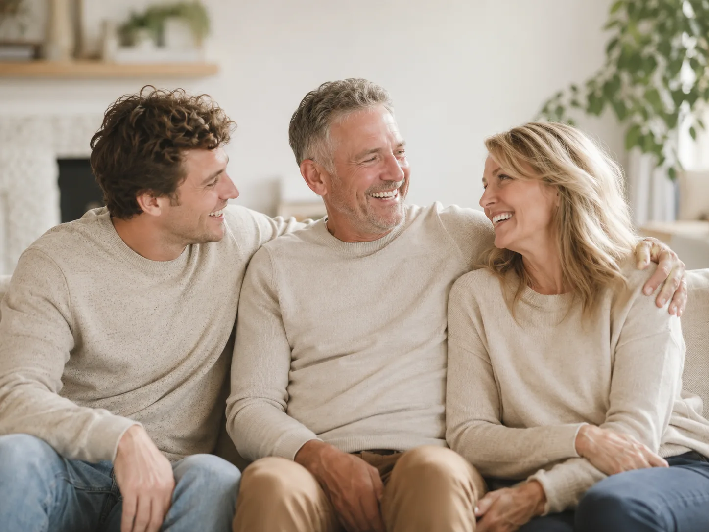 A man with a complete, natural smile after a single-tooth dental implant at Advanced Dental of New Windsor in New Windsor, NY